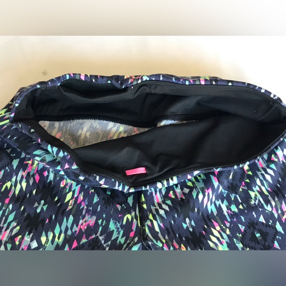 Victoria's Secret VSX Sport Psychedelic Print Neon Accents sz Medium Pants Yoga - Picture 15 of 16